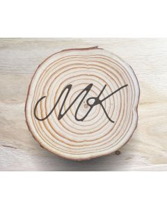 Fancy Monogram Coaster Set