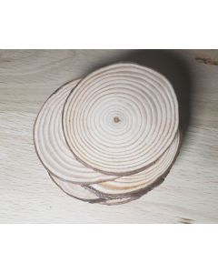 Wood Slice Coaster Set