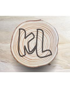 Hollow Monogram Coaster Set