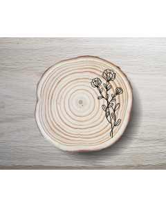 Blooming Flower Coaster Set