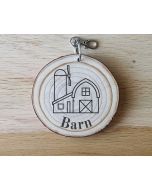 Barn and Tool Keychain