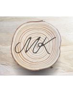 Fancy Monogram Coaster Set