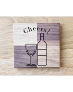 Custom Two Tone Coaster Set