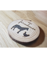 Horse and Chicken Coaster Set